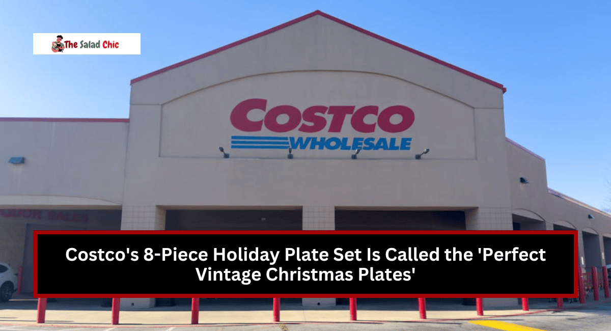 Costco's 8-Piece Holiday Plate Set Is Called the 'Perfect Vintage Christmas Plates'