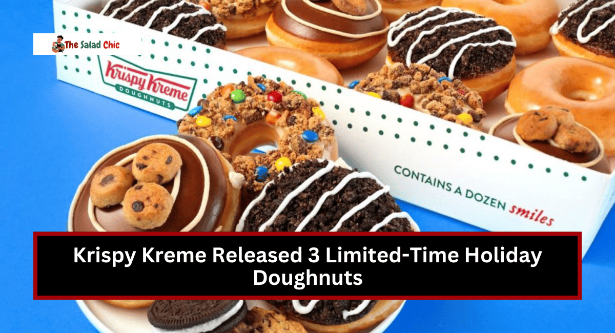 Krispy Kreme Released 3 Limited-Time Holiday Doughnuts