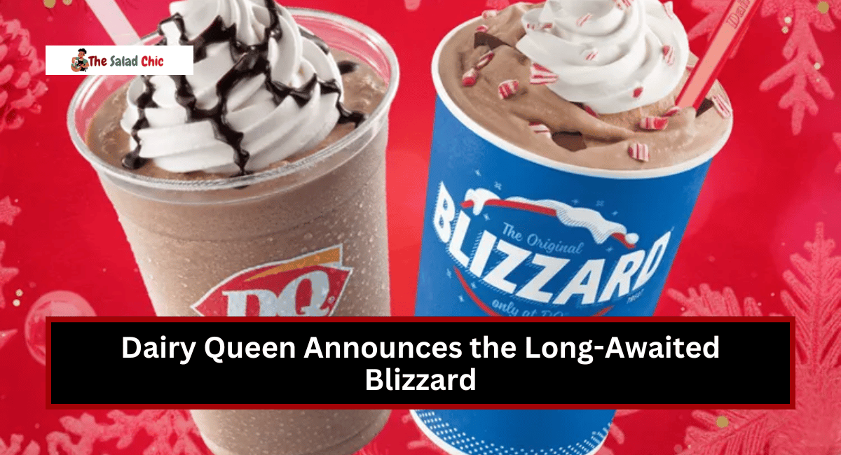 Dairy Queen Announces the Long-Awaited Blizzard