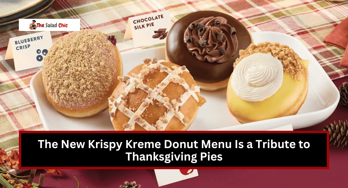 The New Krispy Kreme Donut Menu Is a Tribute to Thanksgiving Pies