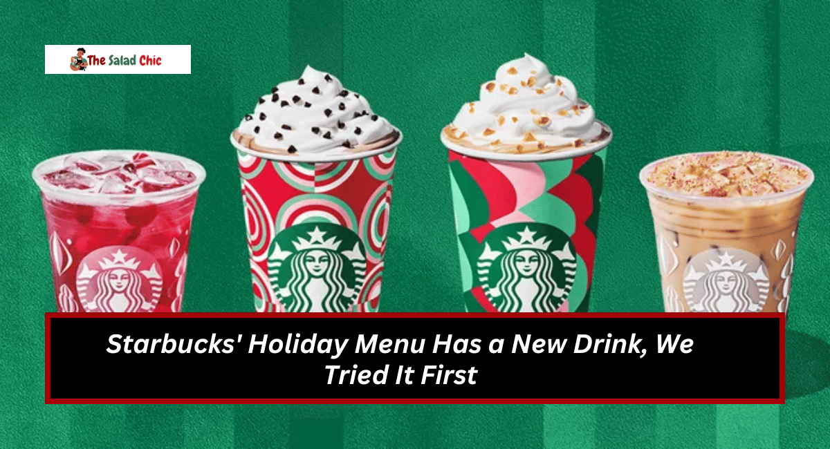 Starbucks' Holiday Menu Has a New Drink, We Tried It First